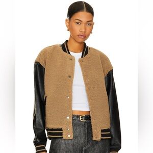 Khaki bomber jacket